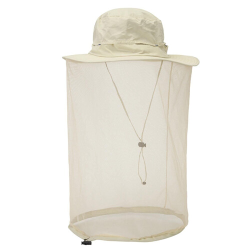 Beekeeper Hat with Veil and Mesh Net, Wide Brim Design, Breathable Full Coverage Protection, E L