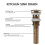Copper Pop-Up Sink Drain 380g Perforated Non-Leak 5