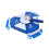 Triangular Pool Vacuum Head for Above Ground Pools, Durable Brush Design for Efficient Corner Cleaning 1