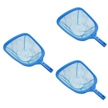 3pcs Pool Leaf Skimmer Net Set with Fine Mesh Filtration and Deep Capacity Bag for Pools Spas Fountains