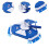 Triangular Pool Vacuum Head for Above Ground Pools, Durable Brush Design for Efficient Corner Cleaning 5