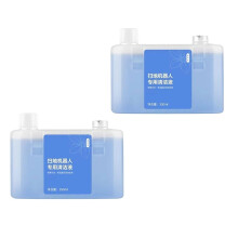 Robot Mop Cleaning Solution 350ml Refill for ECOVACS T30 Series, Deep Cleaning Formula, 2 Bottles