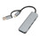 USB C Hub 4 Port USB 3.0 Splitter Extender 5Gbps for Windows Linux Chrome OS 2