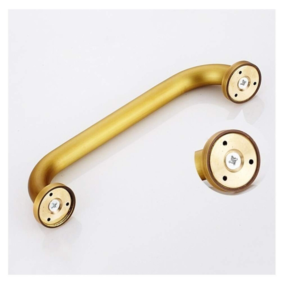 Grab Bar for Bathroom Solid Polished Brass AntiâSlip Handrail with Concealed Mount for Elderly Safety