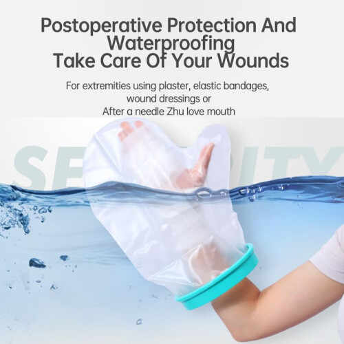 Waterproof Hand Cast Cover for Shower, Reusable Forearm Protector with Comfortable Secure Fit 1