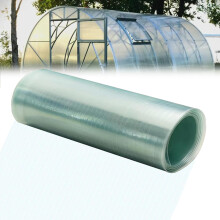 32.8Ft x 3.28Ft Clear Polycarbonate Roofing Sheets for Greenhouse Patio Pergola, Rainproof Durable Light Transmission Panel