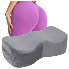 BBL Pillow for Post Surgery Recovery, Ergonomic Butt Lift Cushion with Resilience Foam and Washable Cover, Grey