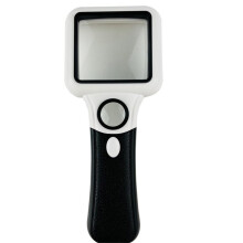 Handheld Magnifying Glass with Light, 5x 45x Dual Lens LED Reading Magnifier for Books and Inspection