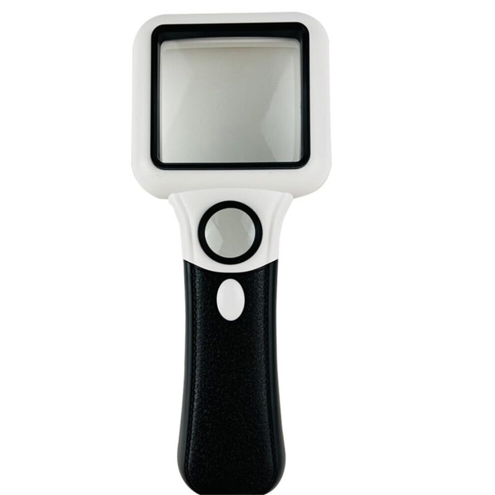 Light Handheld Magnifying Glass With 5X 45X Dual Lens Led Reading Magnifier For Books And Inspection