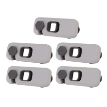 5PCS Child Safety Lock - 10x4x1.5cm Light Gray