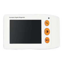 Digital Reading Magnifier 3.5 Inch LCD Screen, Adjustable 2–25x Zoom, Rechargeable Handheld Reading Aid for Seniors