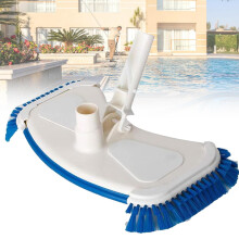 Pool Vacuum Head with Durable Brush, Fast Debris Removal for Inground and Above Ground Pools, Spa and Hotel Use