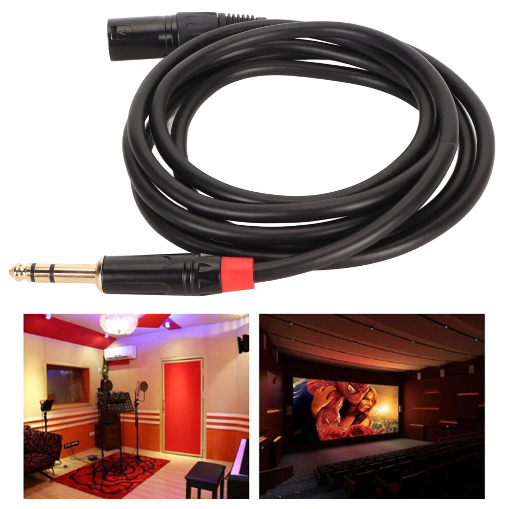 Xlr Male To Trs 6.35Mm Cable, 2M, Pvc+Al Alloy 4171393617635