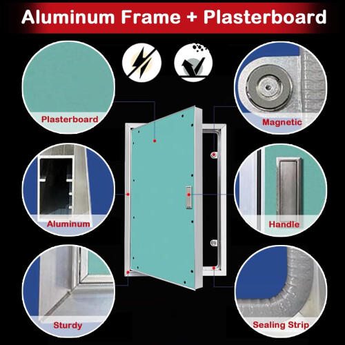 Plumbing Access Panel 40x90cm Drywall Access Door, Concealed Design, Easy Installation, Durable Construction 2