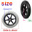 12 Inch Wheelchair Replacement Wheel, Polyurethane Solid Tire, Puncture‑Resistant, Easy Install, Black 2
