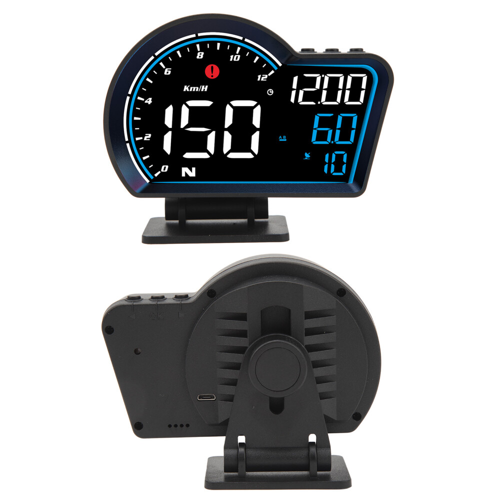 Car Hud Display Gps Speedometer Hd Universal 8701393617975