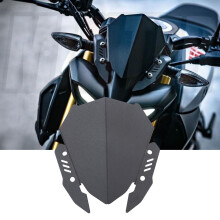 MT-15 2017-2022 Windscreen Deflector Aluminum Black
