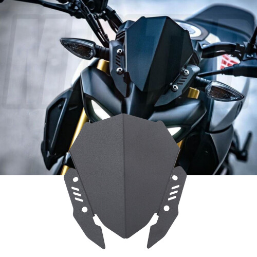 MT-15 2017-2022 Windscreen Deflector Aluminum Black
