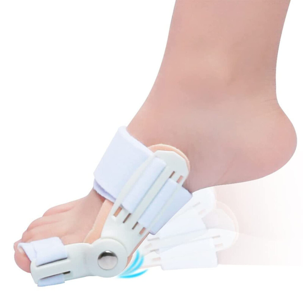 Bunion Corrector and Toe Straightener, Adjustable Bunion Splint for Big Toe Alignment, Day Night Support for Women and Men