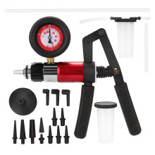 Multifunction Handheld Vacuum Pressure Pump and Brake Bleeder Kit for Car Maintenance, CorrosionResistant Build