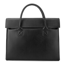 Men's Laptop Briefcase Slim 41x32x1 cm Business Commuter Office Bag with Multi Bay Compartments