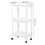 3-Layer Plastic Bathroom Tower Shelf, White 2