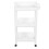 3-Layer Plastic Bathroom Tower Shelf, White 3