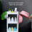 3-Layer Plastic Bathroom Tower Shelf, White 4