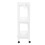 3-Layer Plastic Bathroom Tower Shelf, White 15