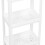 3-Layer Plastic Bathroom Tower Shelf, White 16