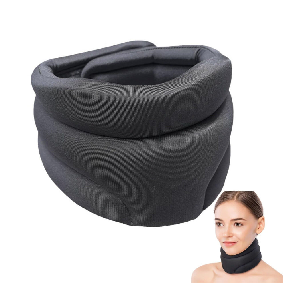 Adjustable Cervical Neck Brace with Ergonomic Memory Foam Support for Posture and Sleep