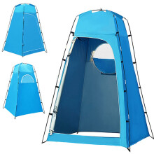 Privacy Tent Camping Shower Tent with Waterproof Sunproof Fabric, Quick Setup, Carry Bag for Beach Hiking