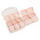 10PCS Daily Medicine Case Pink 9.8x8.9cm PP 2
