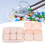 10PCS Daily Medicine Case Pink 9.8x8.9cm PP 4