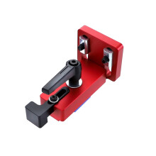 Aluminium T Track Miter Stop Block 30/45 Type Adjustable Woodworking T Slot Fence Stop Set (14)