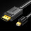Kabel Ugreen Mini DisplayPort do DisplayPort, 1,5m - Czarny 1