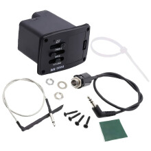 Plastic Acoustic Guitar Equalizer 2 Band Frequency Adjustment