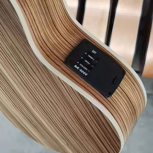 2-Band-EQ-Equalizer mit Kunststoffstruktur für Akustik- und 1