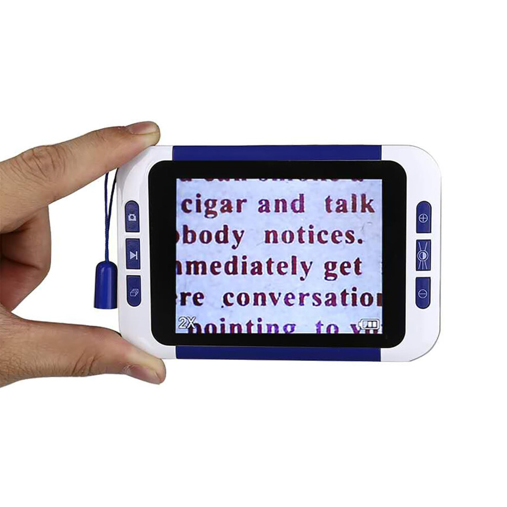 Digital Magnifier with 3.5 Inch LCD, Adjustable 2â32x Zoom, USB Rechargeable Reading Aid for Low Vision and Elderly