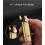 Vintage Brass Butane Refillable Lighter for Men, Adjustable Flame, Thumb Press Ignition, Gift Idea 2
