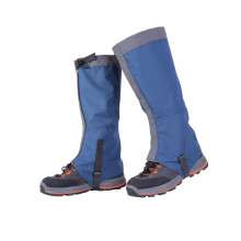 Lightweight Waterproof Hiking Gaiters Adjustable Nylon Low Cut Snow Ankle Covers for Outdoor Activities Blue