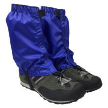 Breathable Waterproof Hiking and Snowshoe Gaiters for Men and Women, Lightweight Durable Short Leg Gaiters Blue