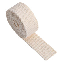 Heavy Duty Cotton Webbing Strap 50mm for Bags Backpack Luggage, Soft Durable Canvas Strapping 10 Yards
