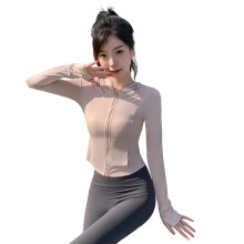 Breathable Long Sleeve Sun Protection Shirt For-Hooded powder M