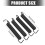 4 Pack Practical Guitar Springs for Stable Vibrato and-Black 4