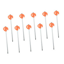 10pcs Heavy Duty Tent Stakes for Camping, Corrosion Resistant Metal Pegs for Outdoor Use