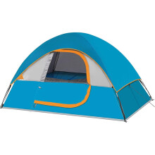 Waterproof Double Layer Camping Tent Four Season Protection Large Space for Hiking Beach