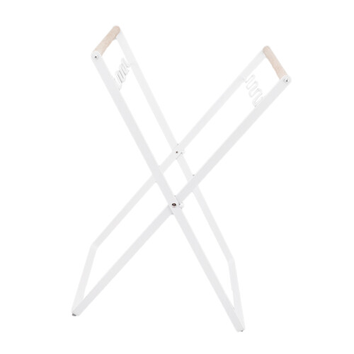 Foldable Iron Wire Rack 2BagWhite 46.5x56.3x24.5cm