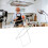 Foldable Iron Wire Rack 2BagWhite 46.5x56.3x24.5cm 2
