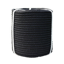 14mm Black Polyester Nylon Rope 20m HeavyDuty 600kg Load WeatherResistant for Submersible Pump